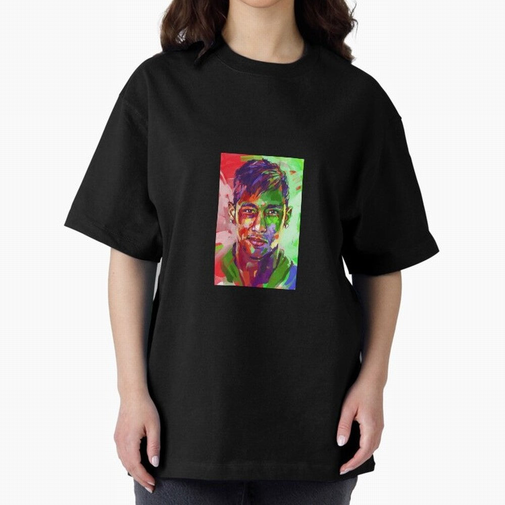 Neymar JR Oversized T-Shirt Show Up for the Glory of Global Football Passion for FIFA World Cup 2026 Group Stage, Built around CR7, Portugal, Retro Football Energy, Iconic Rivalries, Trophy Chase Drama and Stadium Atmosphere; Built for Supporters