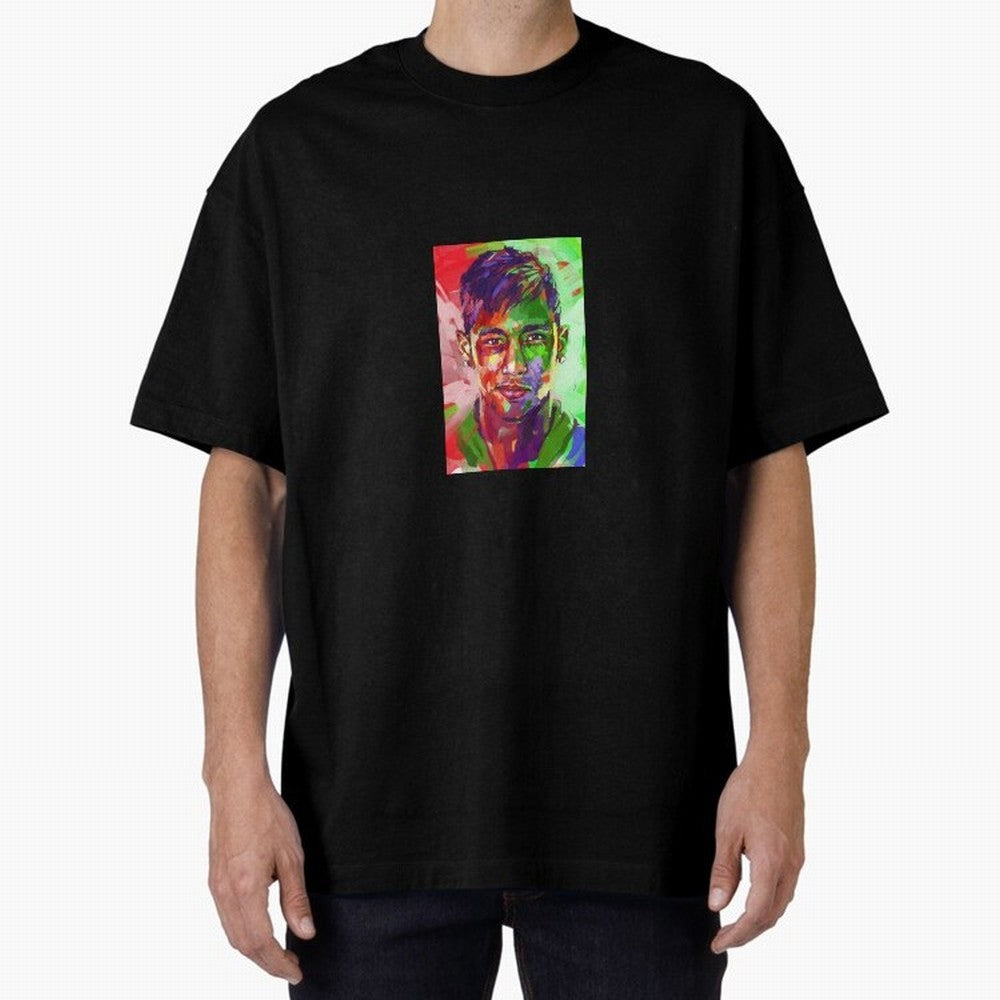 Neymar JR Oversized T-Shirt Show Up for the Glory of Global Football Passion for FIFA World Cup 2026 Group Stage, Built around CR7, Portugal, Retro Football Energy, Iconic Rivalries, Trophy Chase Drama and Stadium Atmosphere; Built for Supporters