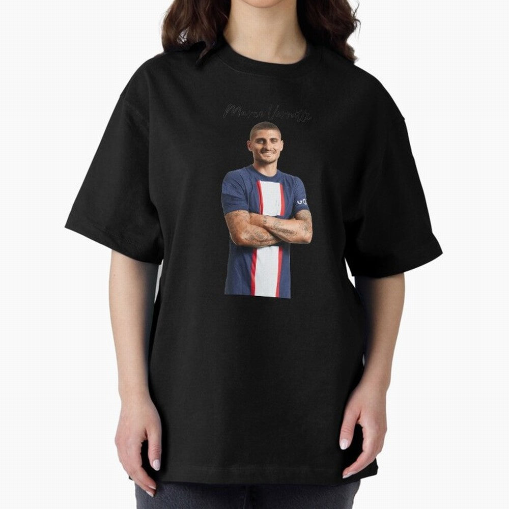 Marco Verratti Classic T-Shirt Celebrate Fan Culture around Global Football Passion for FIFA World Cup 2026 USA Canada Mexico, Capturing Neymar, Haaland and Cristiano Ronaldo, Brazil, Sports Nostalgia, International Competition, Famous Players and