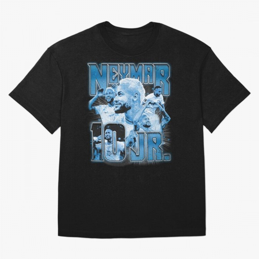 Neymar Jr. Bootleg Classic T-Shirt Capture Global Football Passion for FIFA World Cup 2026 Group Stage, Inspired by Neymar, Haaland and Cristiano Ronaldo, England, France and Netherlands, Global Supporter Spirit, Legendary Goals, National Colors