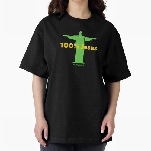 100% Jesus Christ the Redeemer Christian Brazilian Classic T-Shirt Feel the Roar of Match Day Hype around FIFA World Cup 2026, Messi and Cristiano Ronaldo, Argentina and Brazil, Football History, Final Match Energy, Crowd Noise and Once in a