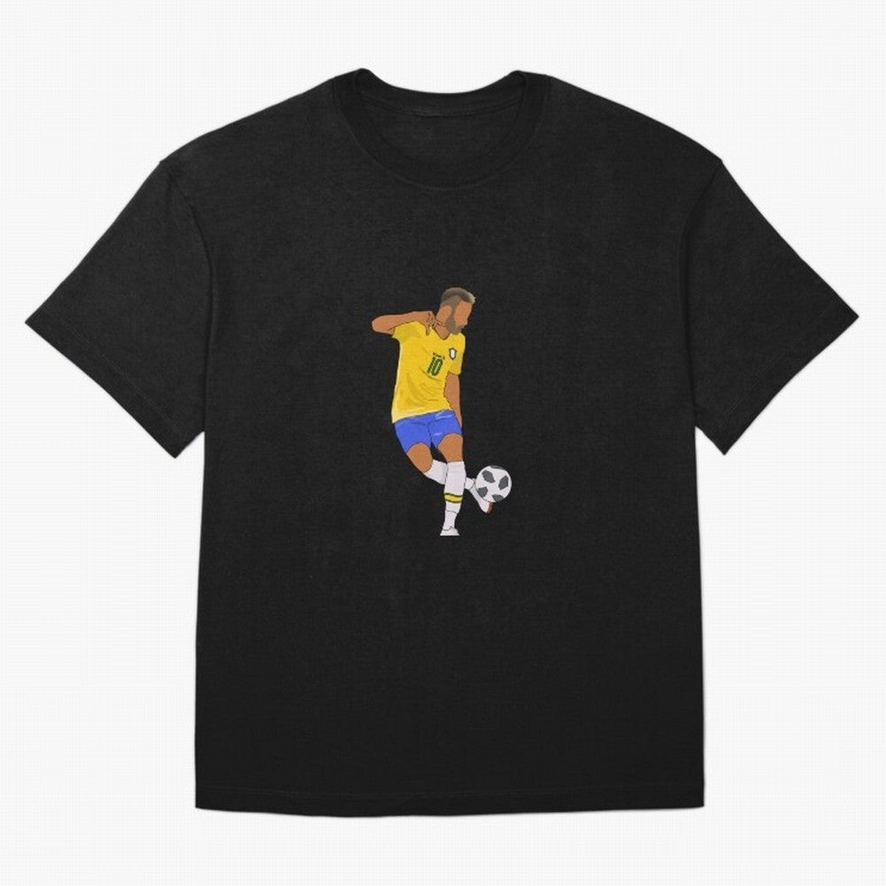 Neymar Jr. Classic T-Shirt Feel the Heartbeat of Match Day Hype around FIFA World Cup 2026 Group Stage, CR7 and Messi, Portugal, Spain and Germany, Retro Football Energy, Iconic Rivalries, Trophy Chase Drama and Stadium Atmosphere; Great for