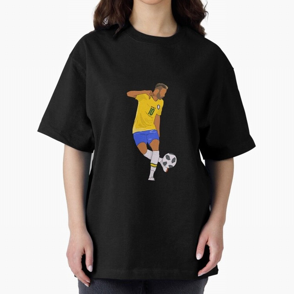 Neymar Jr. Classic T-Shirt Feel the Heartbeat of Match Day Hype around FIFA World Cup 2026 Group Stage, CR7 and Messi, Portugal, Spain and Germany, Retro Football Energy, Iconic Rivalries, Trophy Chase Drama and Stadium Atmosphere; Great for