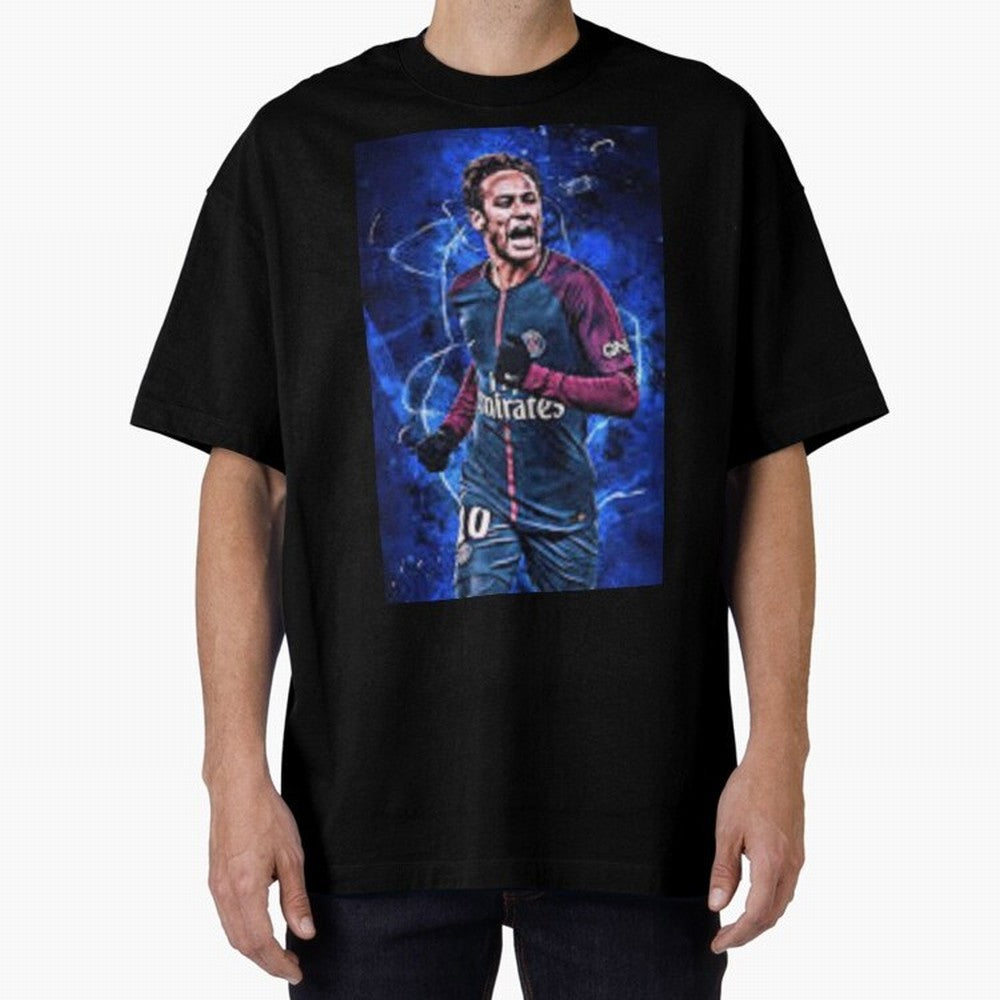neymar jr art Oversized T-Shirt Discover Match Day Hype around FIFA World Cup 2026 Group Stage, Messi, Argentina and Brazil, Football Festival Excitement, Trophy Ambitions, Country Rivalries and Star Player Buzz; Ideal for Football Dads, Football