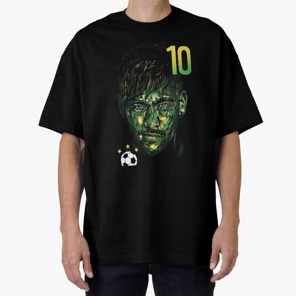 Neymar Jr. Oversized T-Shirt Join the Countdown to FIFA World Cup 2026 Group Stage for Fans of Neymar, Haaland and Cristiano Ronaldo and Portugal, Bringing Worldwide Fan Energy, Dramatic Goals, Stadium Lights and Championship Celebrations; Made for