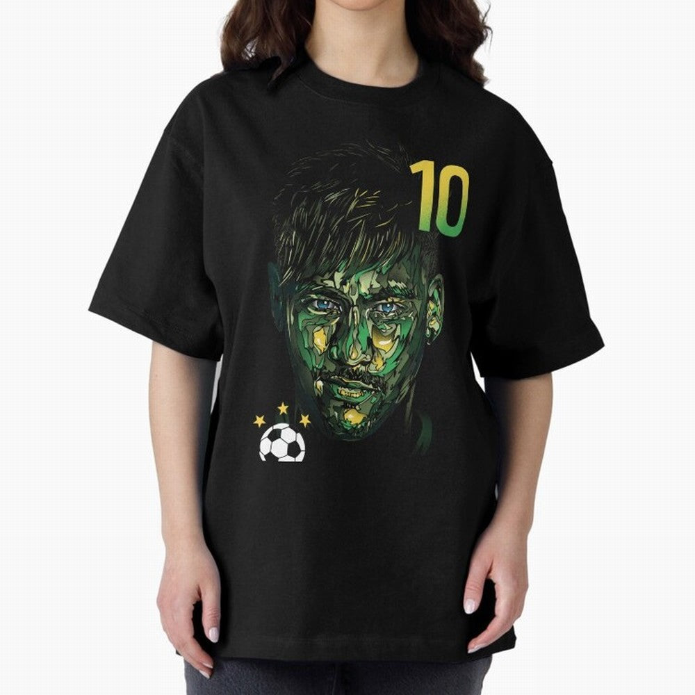 Neymar Jr. Oversized T-Shirt Join the Countdown to FIFA World Cup 2026 Group Stage for Fans of Neymar, Haaland and Cristiano Ronaldo and Portugal, Bringing Worldwide Fan Energy, Dramatic Goals, Stadium Lights and Championship Celebrations; Made for