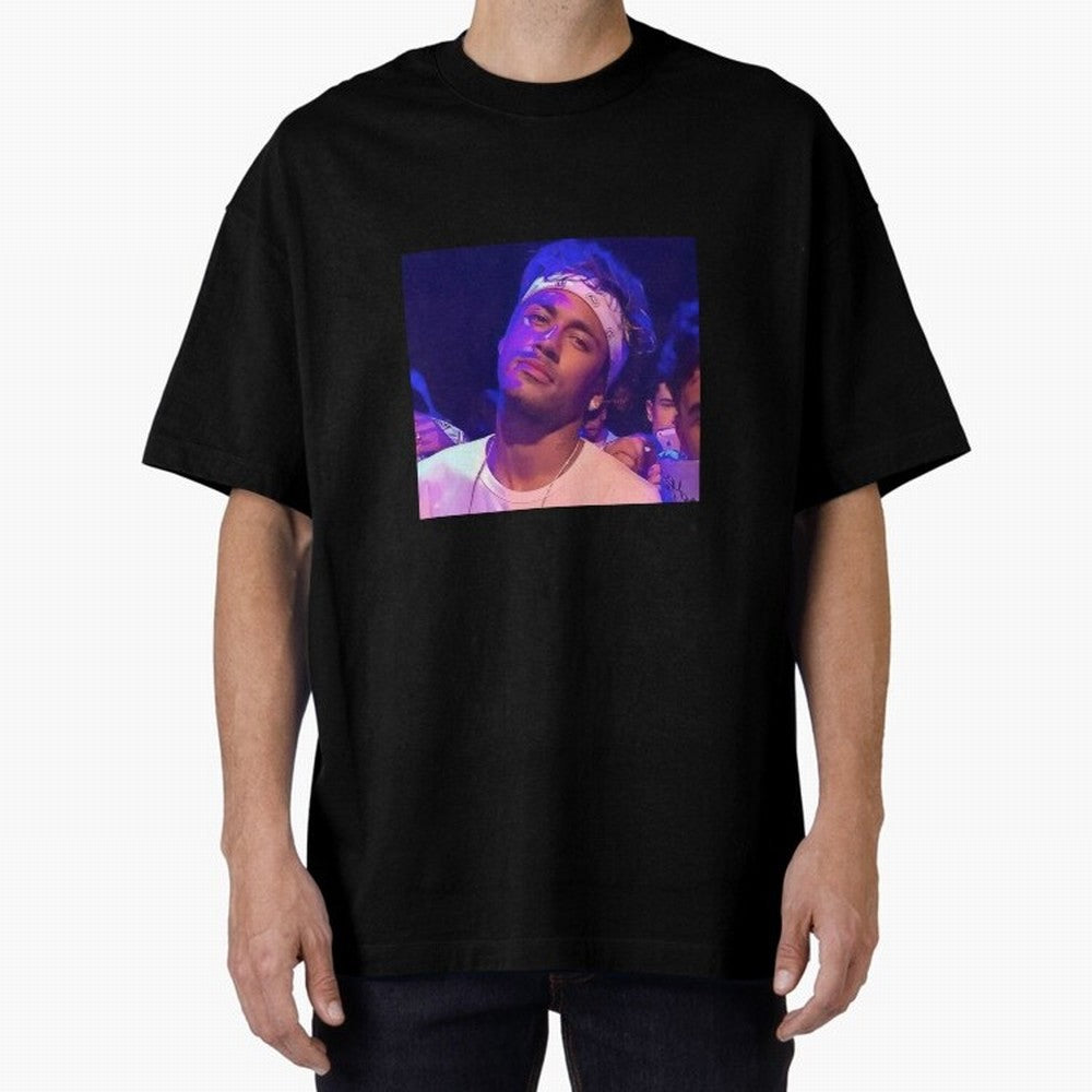 Neymar Jr Oversized T-Shirt Relive the Noise and Pride of Global Football Passion for FIFA World Cup 2026, Featuring Cristiano Ronaldo, Portugal, Vintage Soccer Flavor, Modern Football Stars, National Flags and Final Night Emotion; Perfect for