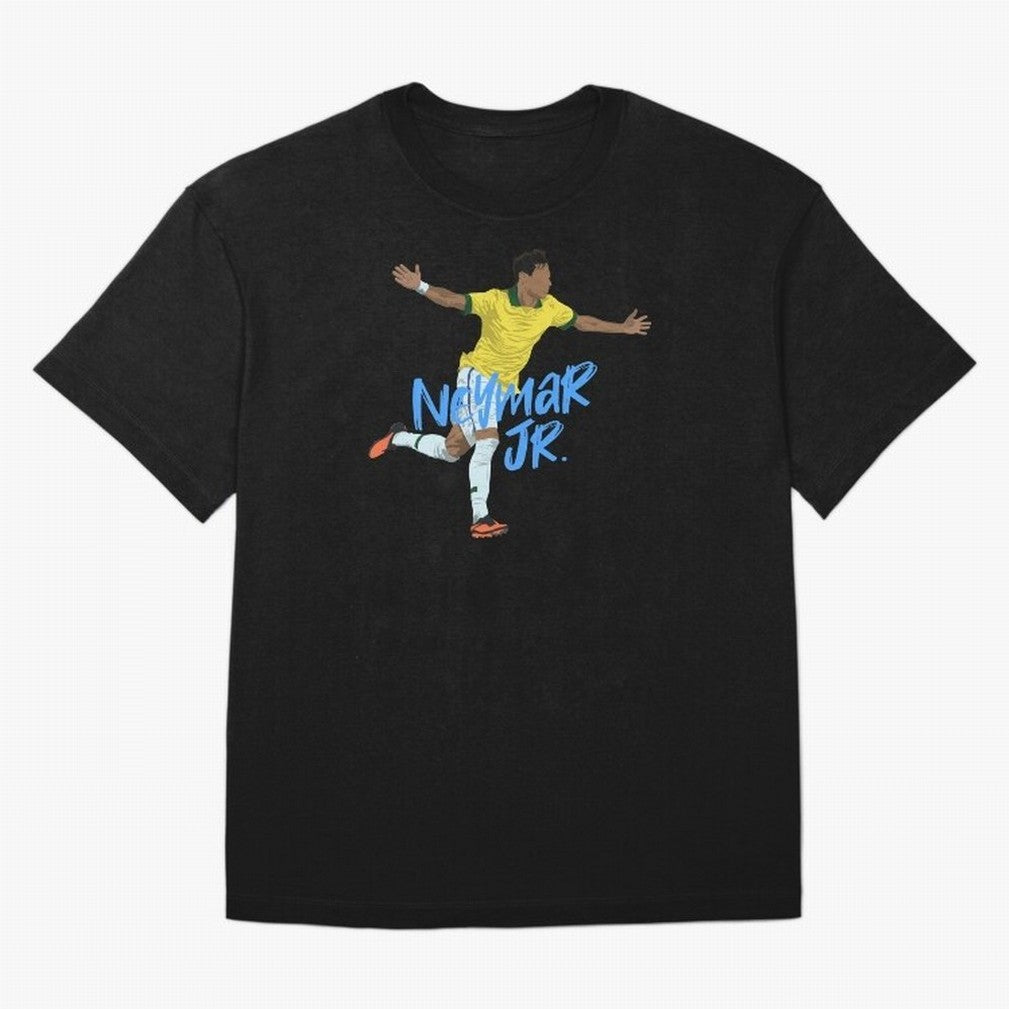 Neymar Jr. Classic T-Shirt Turn Up for FIFA World Cup 2026 Spirit, Celebrating Brazil, Portugal and Argentina, Neymar, Goal Celebration Energy, Supporter Heritage, Football Icons and Worldwide Tournament Joy; Made for Collectors Who Enjoy Iconic