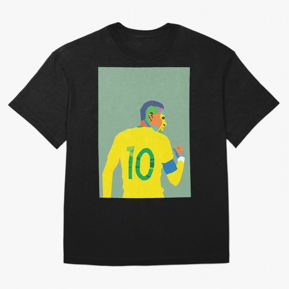 Neymar Jr Oversized T-Shirt Represent the Passion of Match Day Hype around FIFA World Cup 2026 USA Canada Mexico, Messi, Spain, Football Passion, Legendary Performances, Festival Vibes and Supporter Community; Ideal for Passionate Fans Who Love