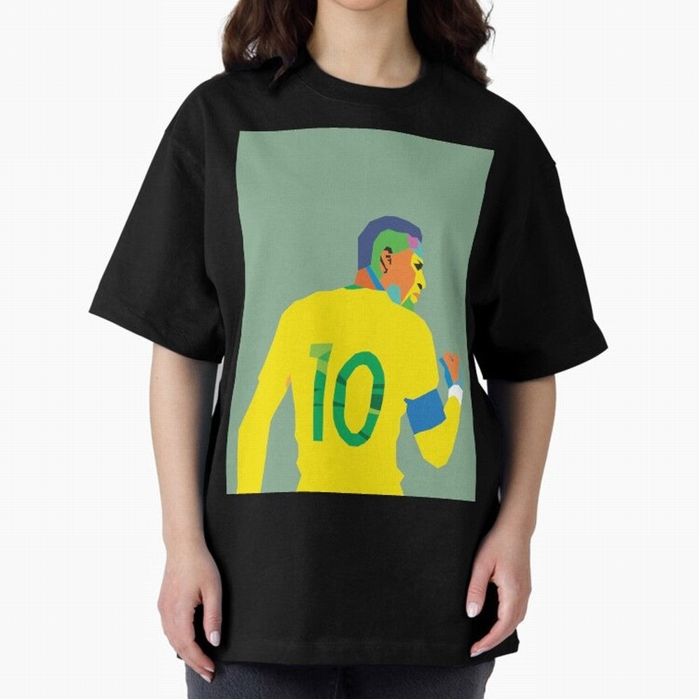 Neymar Jr Oversized T-Shirt Represent the Passion of Match Day Hype around FIFA World Cup 2026 USA Canada Mexico, Messi, Spain, Football Passion, Legendary Performances, Festival Vibes and Supporter Community; Ideal for Passionate Fans Who Love