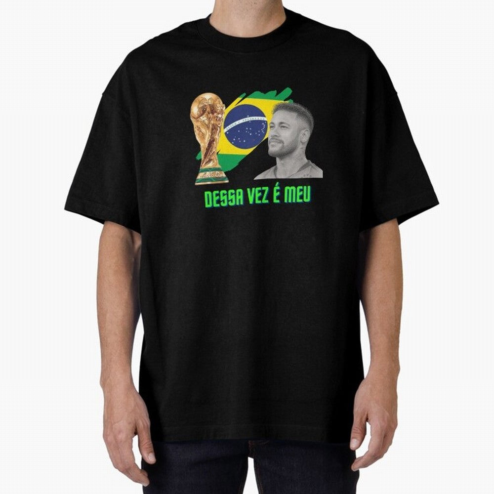 Neymar World Cup Classic T-Shirt Bring a Vintage Feel to the FIFA World Cup 2026 Journey through Messi, CR7 and Mbappe Highlights, England and Germany Pride, Fan Favorite Moments, National Team Passion, Big Match Drama and Soccer History; Ideal for