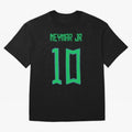 Neymar Jr #10 (Brazil) Oversized T-Shirt Support FIFA World Cup 2026 Group Stage Filled with CR7, France and Portugal Energy, Football Festival Excitement, Trophy Ambitions, Country Rivalries and Star Player Buzz; Created for Match Day Parties,