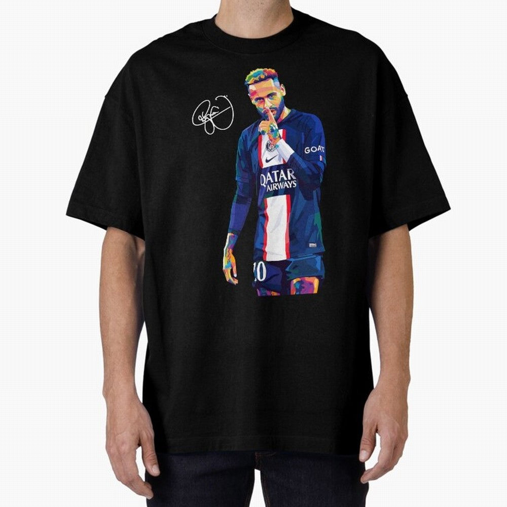 Neymar Jr Wpap Art Classic T-Shirt Stand with Match Day Hype around FIFA World Cup 2026, Messi, Portugal, Spain and Germany, Stadium Memories, Football Loyalty, International Chants and Championship Tradition; Created for Match Day Parties, Soccer