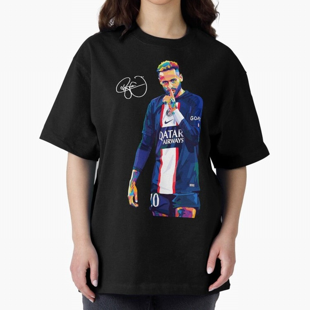Neymar Jr Wpap Art Classic T-Shirt Stand with Match Day Hype around FIFA World Cup 2026, Messi, Portugal, Spain and Germany, Stadium Memories, Football Loyalty, International Chants and Championship Tradition; Created for Match Day Parties, Soccer