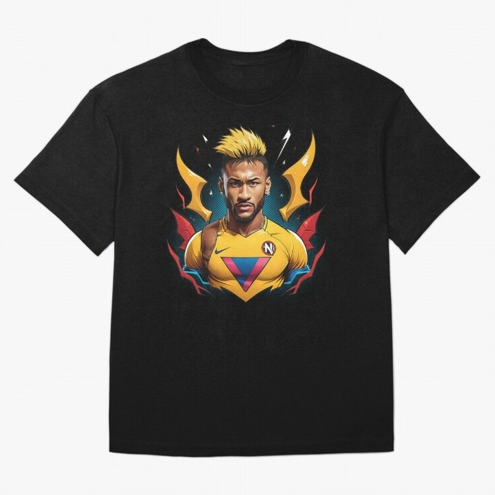 Neymar Jr illustration Classic T-Shirt Show Support during Match Day Hype around FIFA World Cup 2026, Haaland and Mbappe, France, Football Passion, Legendary Performances, Festival Vibes and Supporter Community; Perfect for People Who Love