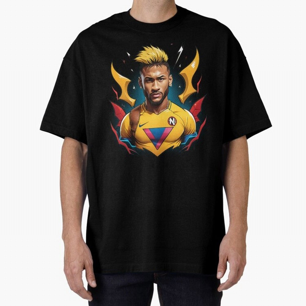 Neymar Jr illustration Classic T-Shirt Show Support during Match Day Hype around FIFA World Cup 2026, Haaland and Mbappe, France, Football Passion, Legendary Performances, Festival Vibes and Supporter Community; Perfect for People Who Love