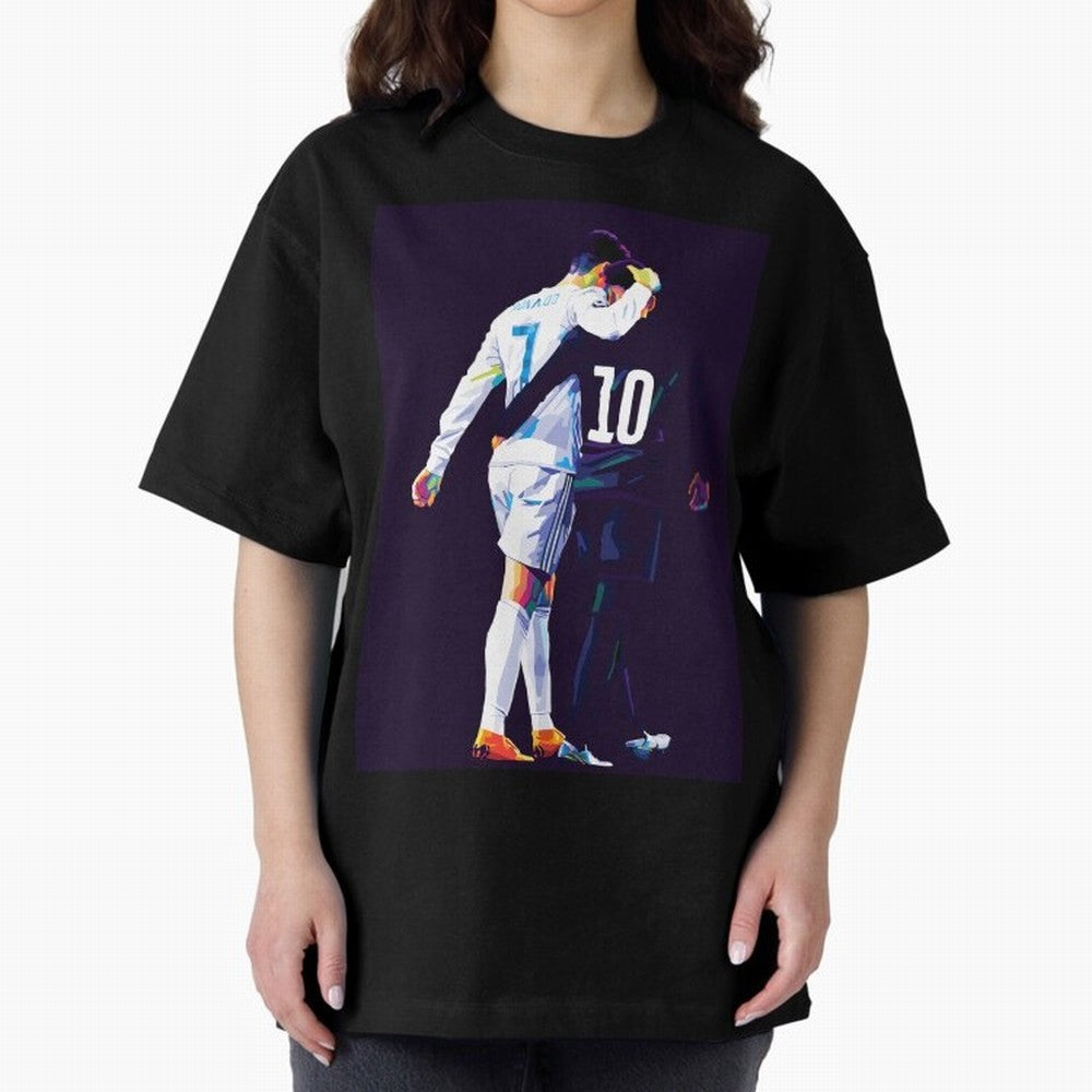 Neymar x Ronaldo Wpap Pop Art Classic T-Shirt Celebrate Fan Culture around Global Football Passion for FIFA World Cup 2026 USA Canada Mexico, Driven by Mbappe and Neymar, France, Supporter Pride, Iconic Celebrations, Legendary Names and Global