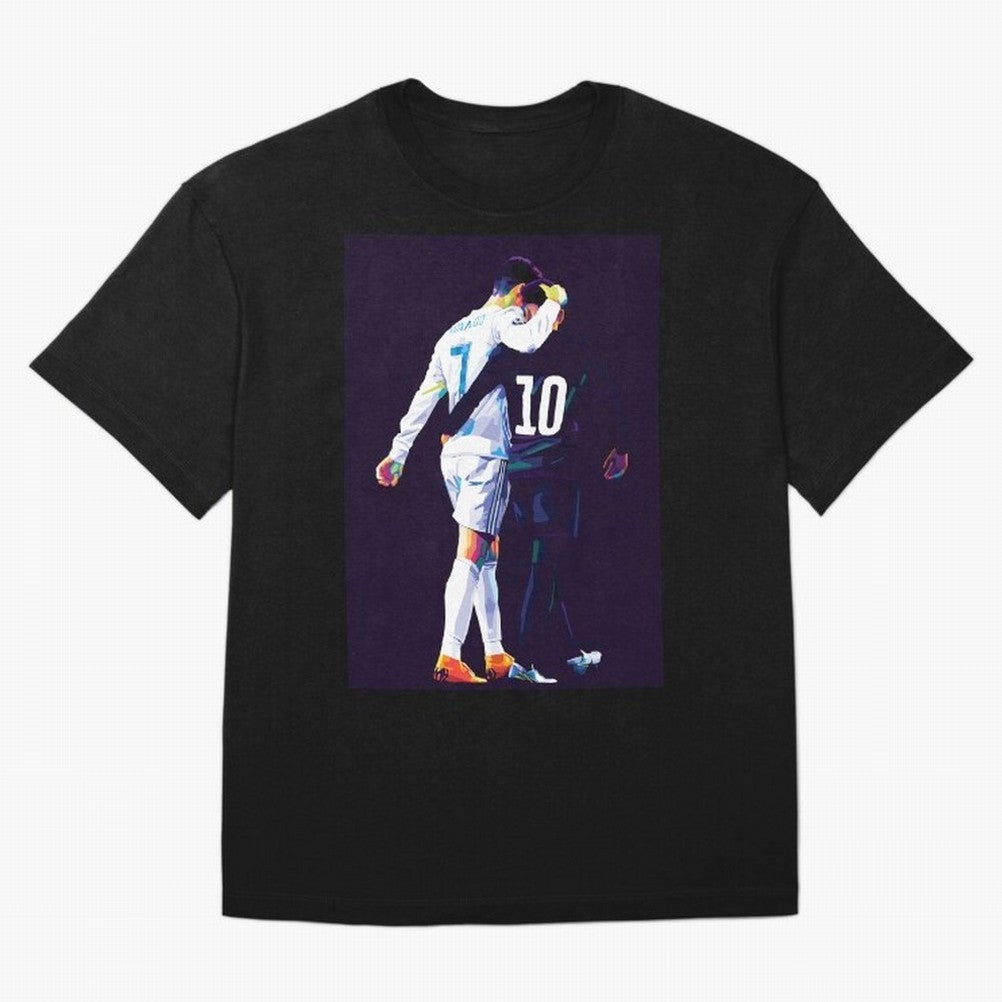 Neymar x Ronaldo Wpap Pop Art Classic T-Shirt Celebrate Fan Culture around Global Football Passion for FIFA World Cup 2026 USA Canada Mexico, Driven by Mbappe and Neymar, France, Supporter Pride, Iconic Celebrations, Legendary Names and Global
