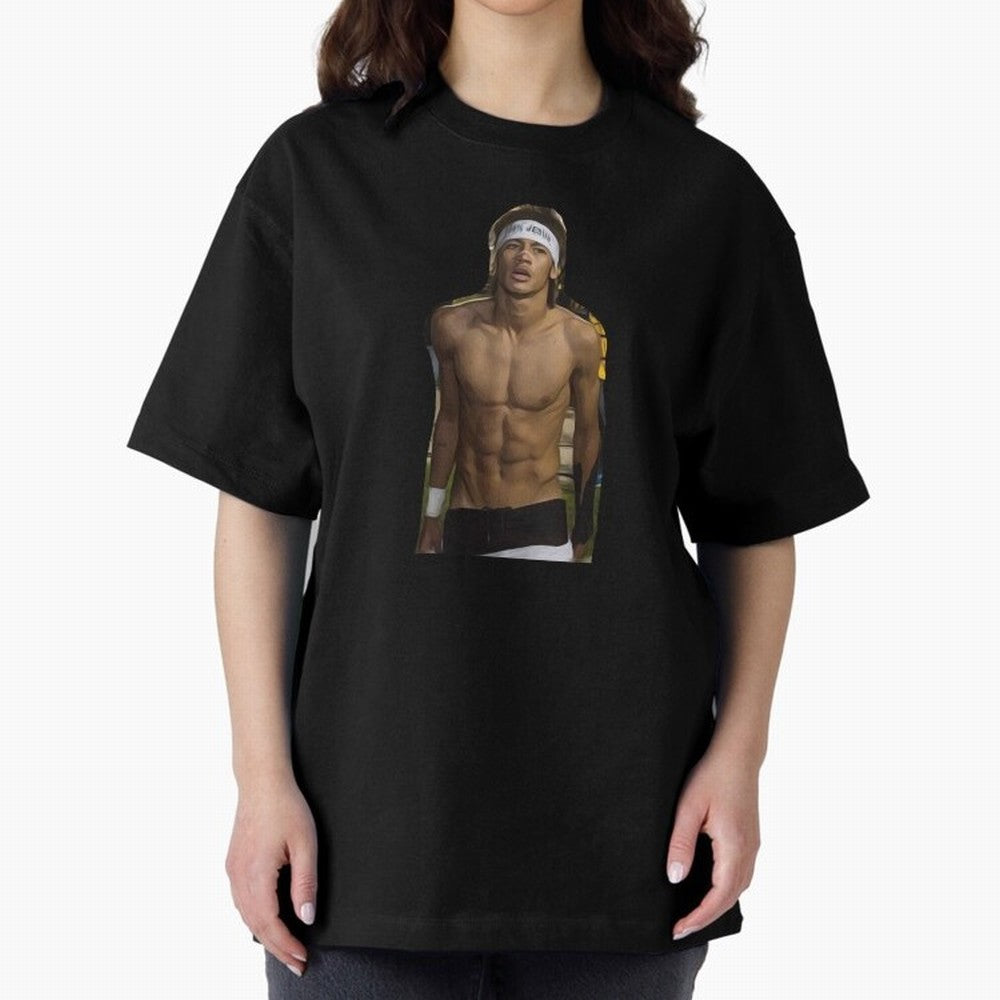 NEYMAR JR - OIL PAINTING PRINT Classic T-Shirt Upgrade FIFA World Cup 2026 Group Stage for Fans of Neymar, Haaland and Cristiano Ronaldo and Argentina and Brazil, Bringing Football Passion, Legendary Performances, Festival Vibes and Supporter
