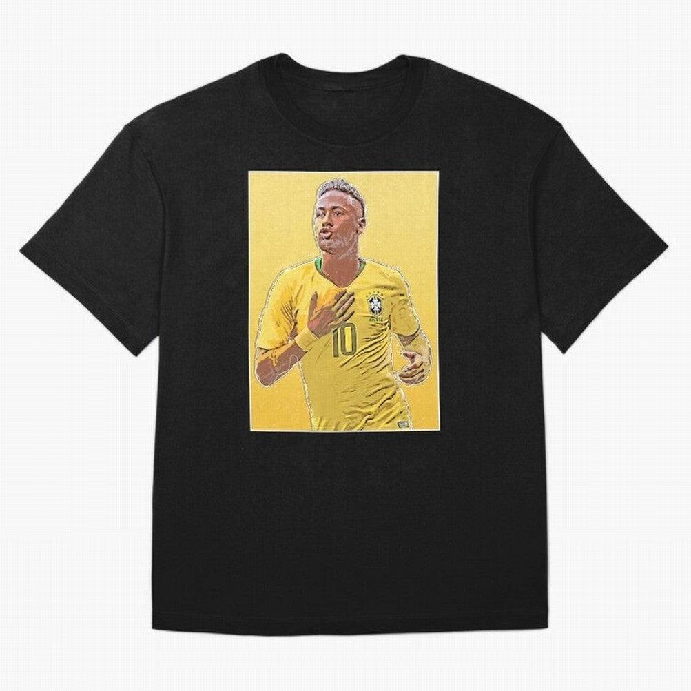 Neymar Oversized T-Shirt Turn Up for the FIFA World Cup 2026 USA Canada Mexico Journey through Messi, CR7 and Mbappe Highlights, Brazil Pride, Retro Football Energy, Iconic Rivalries, Trophy Chase Drama and Stadium Atmosphere; Made for Collectors