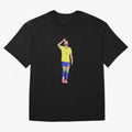 Neymar Brazil Football Captain Oversized T-Shirt Relive Match Day Hype around FIFA World Cup 2026 USA Canada Mexico, Neymar, England, France and Netherlands, Champion Mindset, Group Stage Buzz, Knockout Tension and Passionate Fan Culture; Ideal for