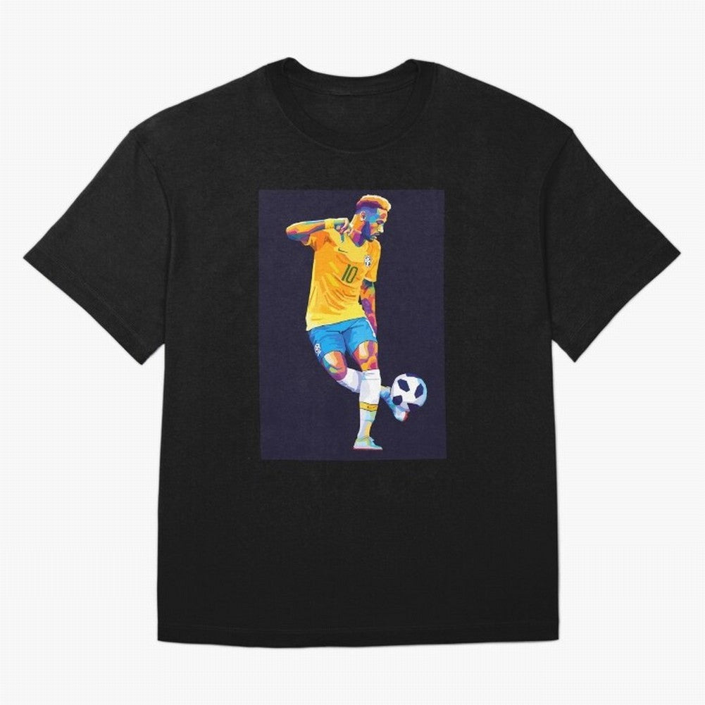 Neymar Jr Wpap pop art Oversized T-Shirt Feel the Trophy Chase of the FIFA World Cup 2026 Group Stage Journey through Messi Highlights, Brazil Pride, Game Day Rituals, Football Legends, Country Pride and the Road to the Final; Perfect for Fans,