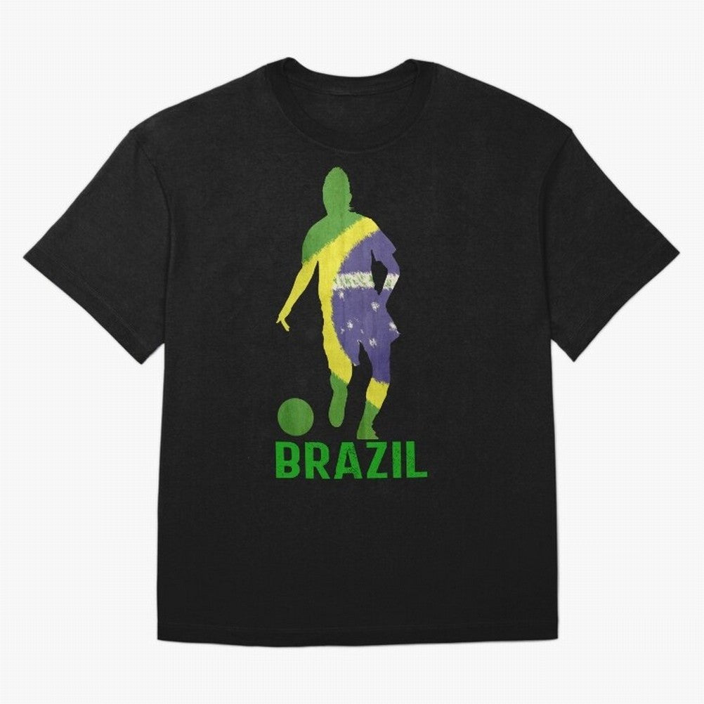 Brazil Essential T-Shirt Carry National Pride through FIFA World Cup 2026 USA Canada Mexico for Fans of Neymar, Haaland and Cristiano Ronaldo and Portugal, Bringing Football History, Final Match Energy, Crowd Noise and Once in a Lifetime Moments;