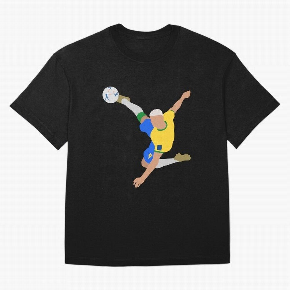 Richarlison Brazil Bicycle Kick Football Goal Classic T-Shirt Feel the Trophy Chase of FIFA World Cup 2026 Spirit, Built around Portugal, Spain and Germany, Messi, Neymar and Mbappe, Stadium Memories, Football Loyalty, International Chants and