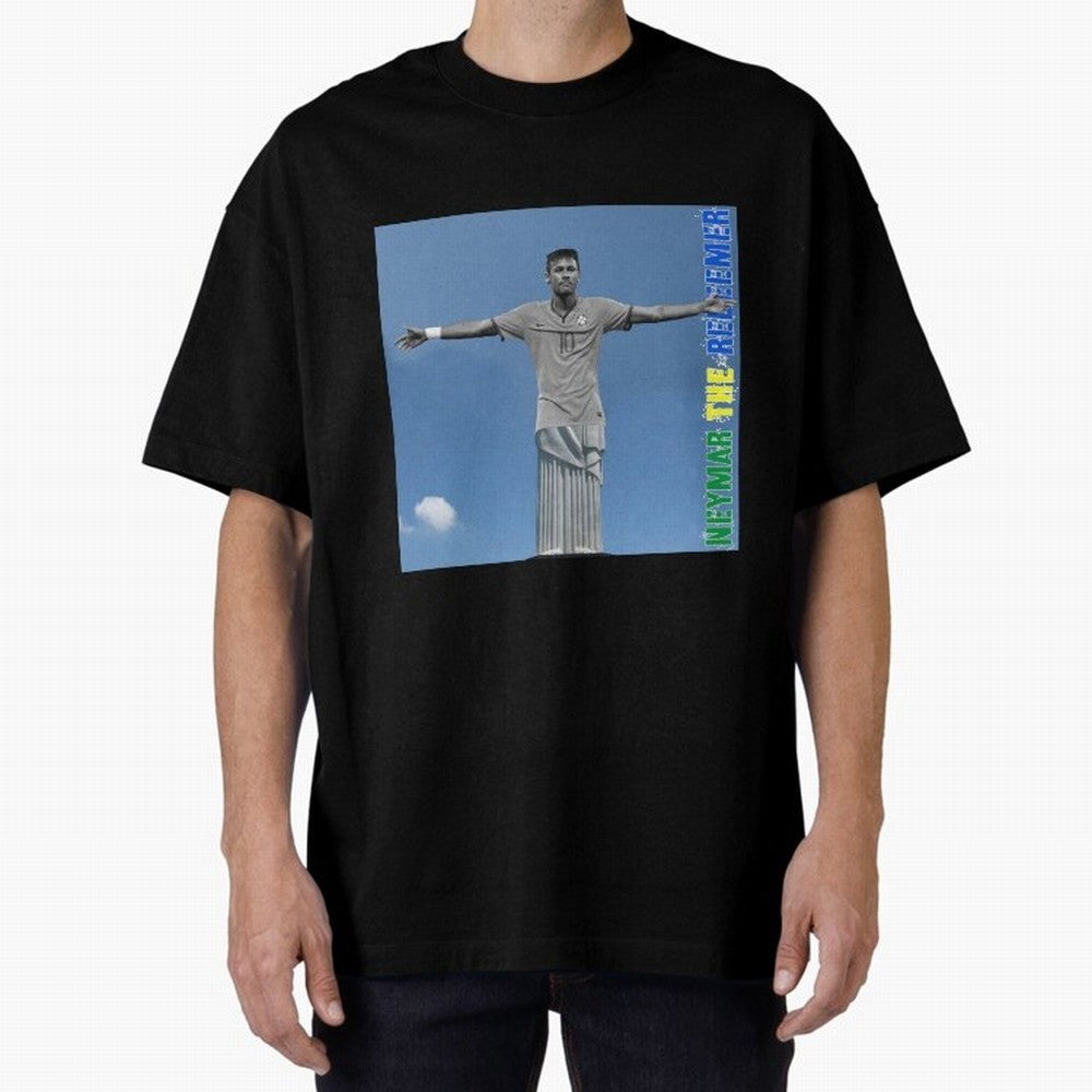 Neymar The Redeemer Essential T-Shirt Celebrate National Team Dreams in Global Football Passion for FIFA World Cup 2026, Connected to Messi, Neymar and Mbappe, Portugal, Spain and Germany, Football Passion, Legendary Performances, Festival Vibes