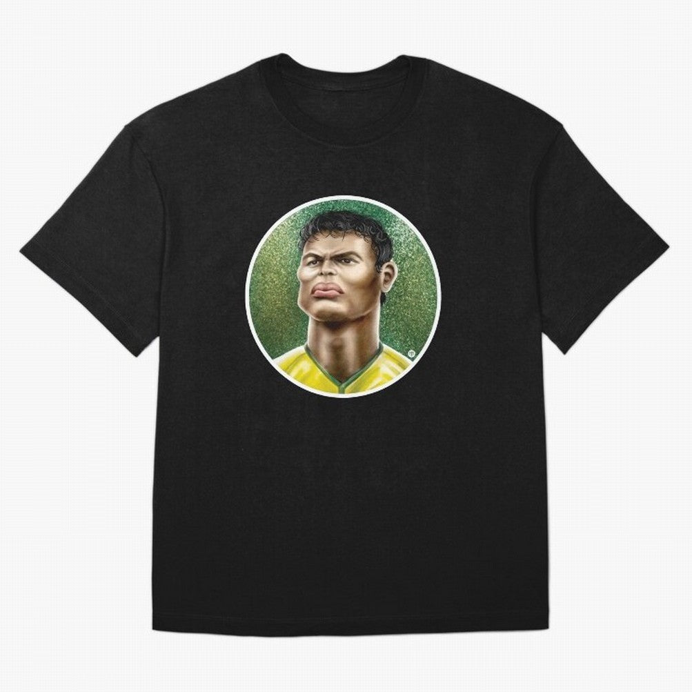 Footballicature : Thiago Silva Classic T-Shirt Share FIFA World Cup 2026 Group Stage with CR7 and Messi, Portugal, Spain and Germany Energy, Soccer Culture, Superstar Moments, National Team Dreams and Competitive Fire; Made for Die Hard Supporters,