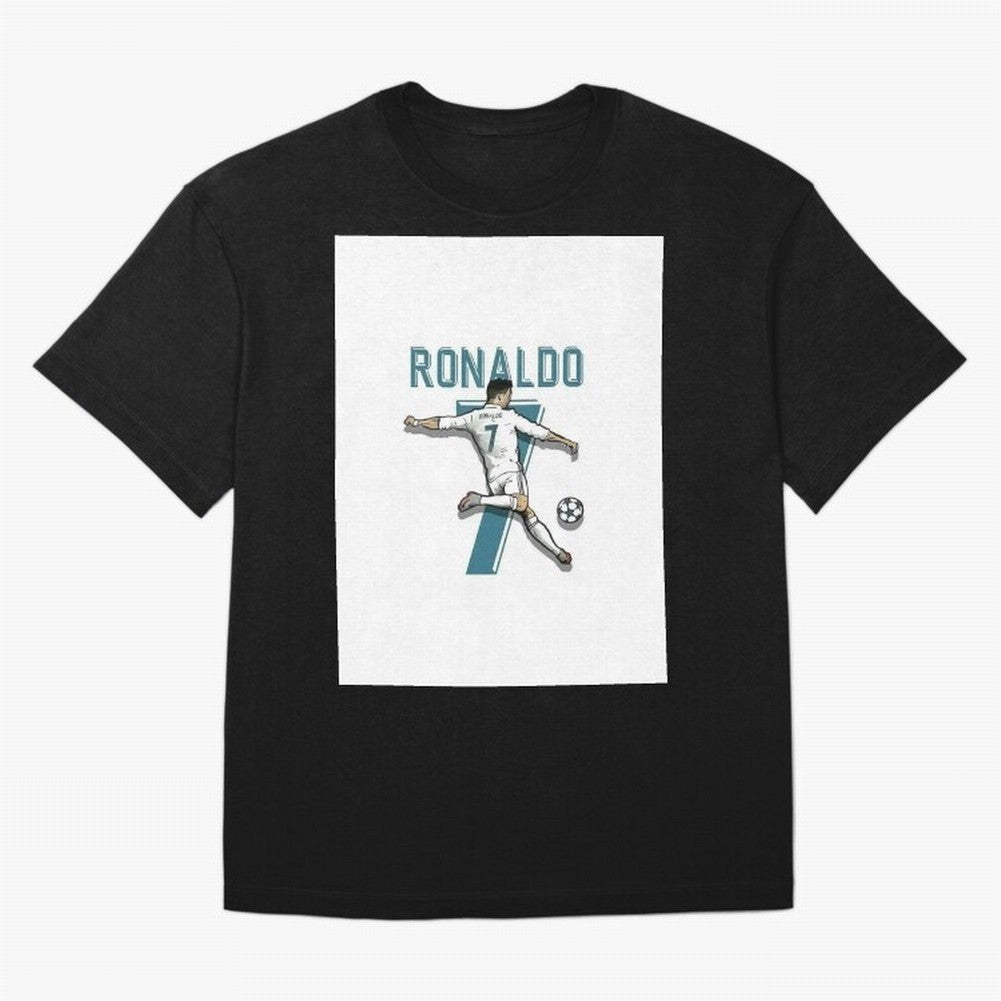 ronaldo Classic T-Shirt Show Championship Spirit for FIFA World Cup 2026 for Fans of Mbappe and Neymar and Brazil, Portugal and Argentina, Bringing Classic Soccer Heritage, Championship Pressure, Fan Loyalty and International Pride; Great for