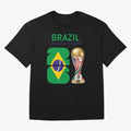 World Cup 2026, IMG 018, BRAZIL 002 Oversized T-Shirt Carry National Pride through FIFA World Cup 2026 USA Canada Mexico Spirit, Inspired by Germany, Mbappe and Neymar, Game Day Rituals, Football Legends, Country Pride and the Road to the Final;