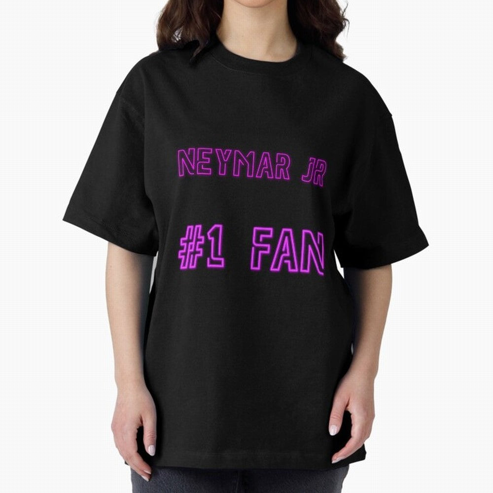 Neymar Jr #1 fan Oversized T-Shirt Follow Global Football Passion for FIFA World Cup 2026, Featuring Messi, Neymar and Mbappe, Brazil, Portugal and Argentina, Football Passion, Legendary Performances, Festival Vibes and Supporter Community; Great