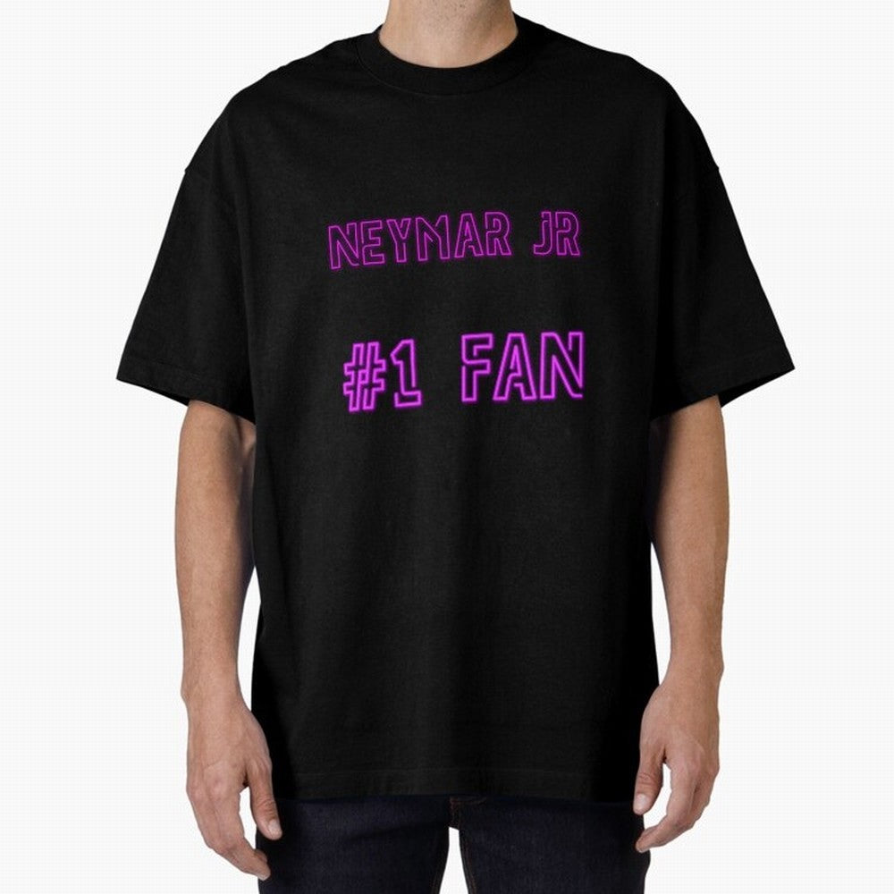 Neymar Jr #1 fan Oversized T-Shirt Follow Global Football Passion for FIFA World Cup 2026, Featuring Messi, Neymar and Mbappe, Brazil, Portugal and Argentina, Football Passion, Legendary Performances, Festival Vibes and Supporter Community; Great