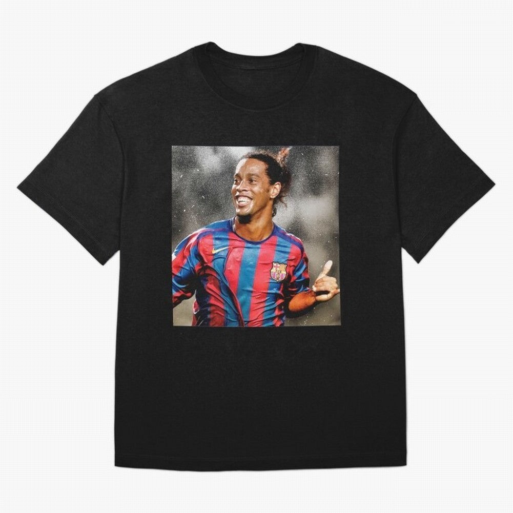 ronaldinho Classic T-Shirt Capture FIFA World Cup 2026 Group Stage with Haaland and Mbappe, France Energy, Championship Spirit, Famous Goals, Roaring Crowds and International Football Unity; Great for Watch Parties, Sports Bars, Family Nights, Fan