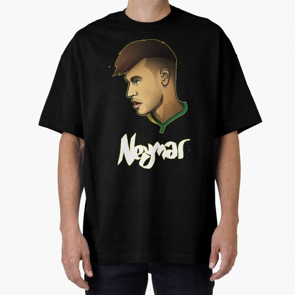 Neymar jr Team Brazil Oversized T-Shirt Enjoy the Biggest Football Party of FIFA World Cup 2026 Group Stage Featuring Messi, Neymar and Mbappe, England, France and Netherlands Energy, Match Day Excitement, Supporter Culture, Golden Goals and Global