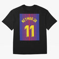 NEYMAR JR FOOTBALL SOCCER JERSEY BARCELONA Oversized T-Shirt Represent the Passion of Global Football Passion for FIFA World Cup 2026 USA Canada Mexico, Centered on Haaland, Argentina, Global Supporter Spirit, Legendary Goals, National Colors and