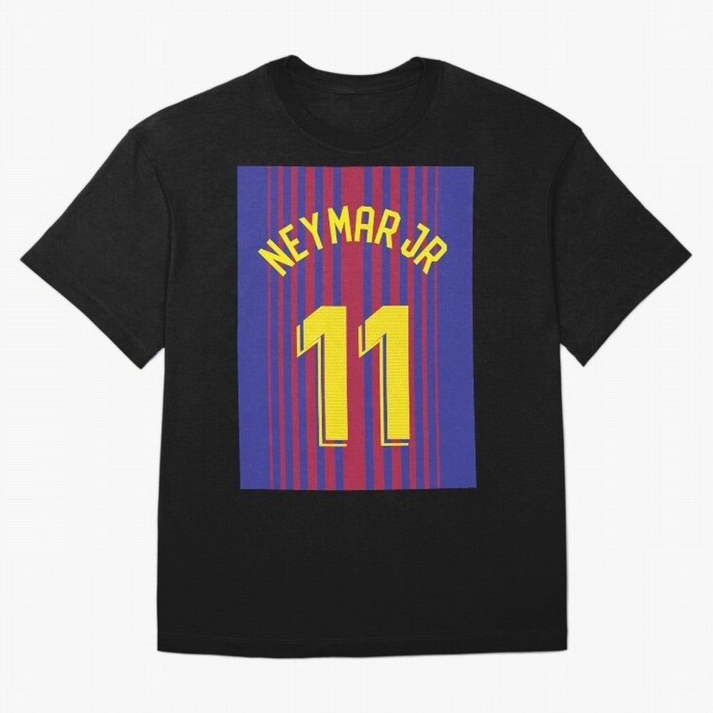 NEYMAR JR FOOTBALL SOCCER JERSEY BARCELONA Oversized T-Shirt Represent the Passion of Global Football Passion for FIFA World Cup 2026 USA Canada Mexico, Centered on Haaland, Argentina, Global Supporter Spirit, Legendary Goals, National Colors and