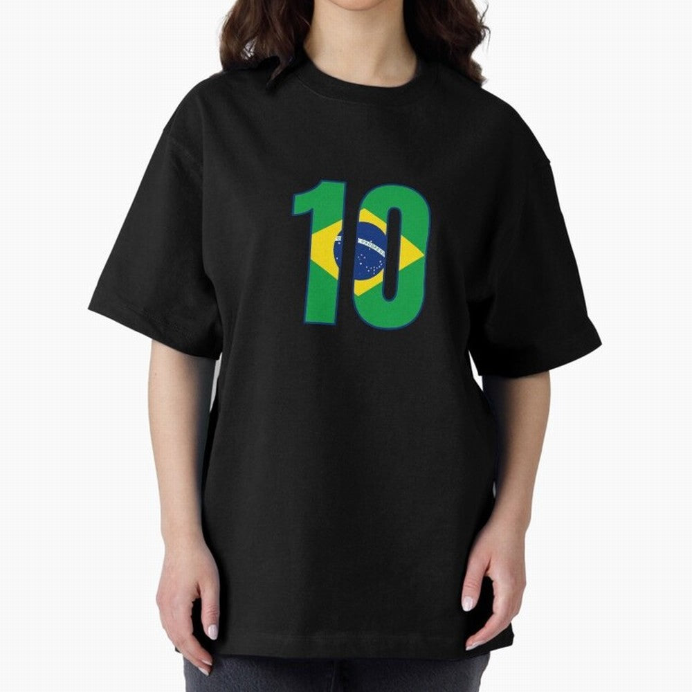 10 - Neymar JR - Brazil Flag Classic T-Shirt Honor the Beautiful Game during the FIFA World Cup 2026 USA Canada Mexico Journey through CR7 and Messi Highlights, England, France and Netherlands Pride, Stadium Memories, Football Loyalty,