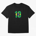 10 - Neymar JR - Brazil Flag Classic T-Shirt Honor the Beautiful Game during the FIFA World Cup 2026 USA Canada Mexico Journey through CR7 and Messi Highlights, England, France and Netherlands Pride, Stadium Memories, Football Loyalty,
