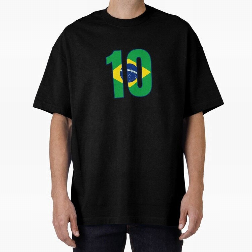 10 - Neymar JR - Brazil Flag Classic T-Shirt Honor the Beautiful Game during the FIFA World Cup 2026 USA Canada Mexico Journey through CR7 and Messi Highlights, England, France and Netherlands Pride, Stadium Memories, Football Loyalty,