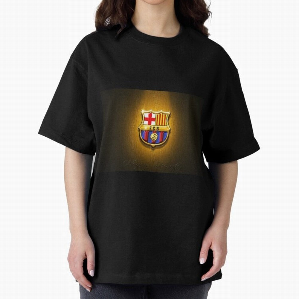 barcelona Oversized T-Shirt Show Fan Pride Across Match Day Hype around FIFA World Cup 2026 Group Stage, Neymar, Haaland and Cristiano Ronaldo, Brazil, Portugal and Argentina, Champion Mindset, Group Stage Buzz, Knockout Tension and Passionate Fan