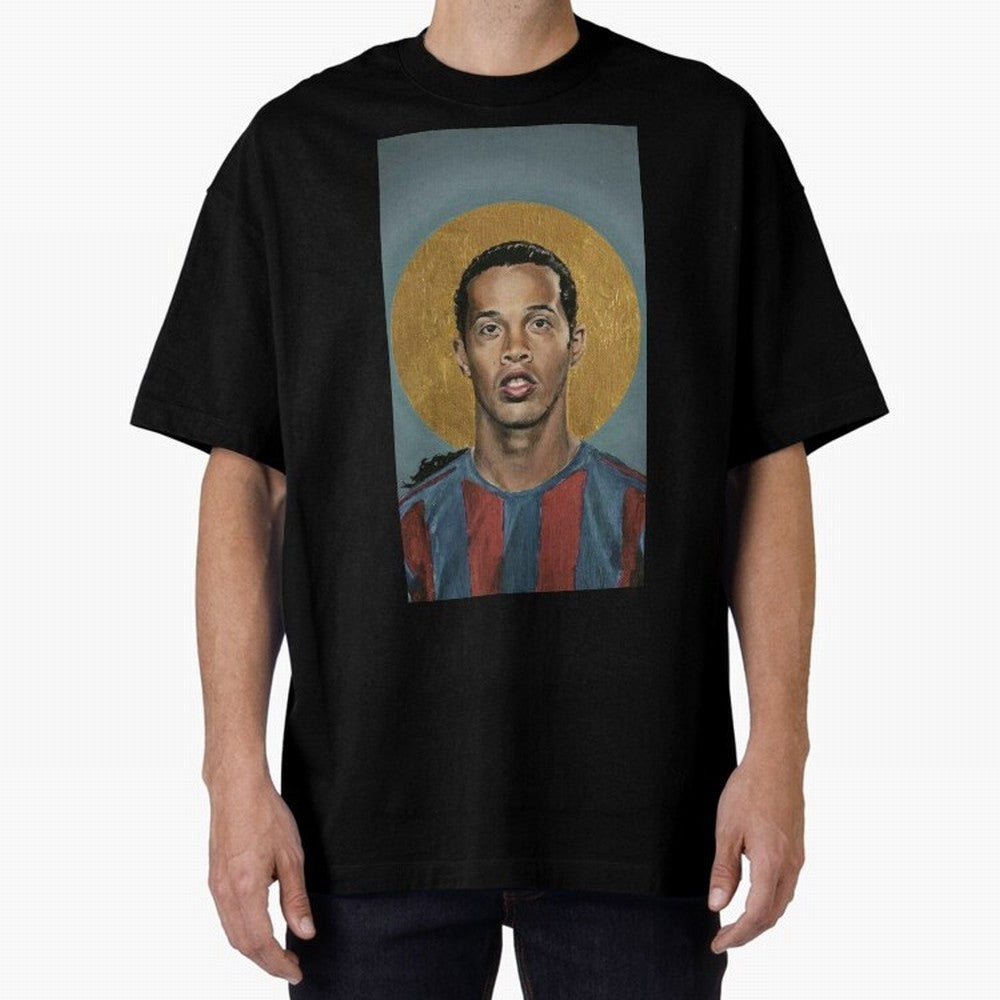 ronaldinho Oversized T-Shirt Create Match Day Hype around FIFA World Cup 2026 Group Stage, Messi, Germany, Goal Celebration Energy, Supporter Heritage, Football Icons and Worldwide Tournament Joy; Built for Supporters Chasing Trophy Dreams, Final