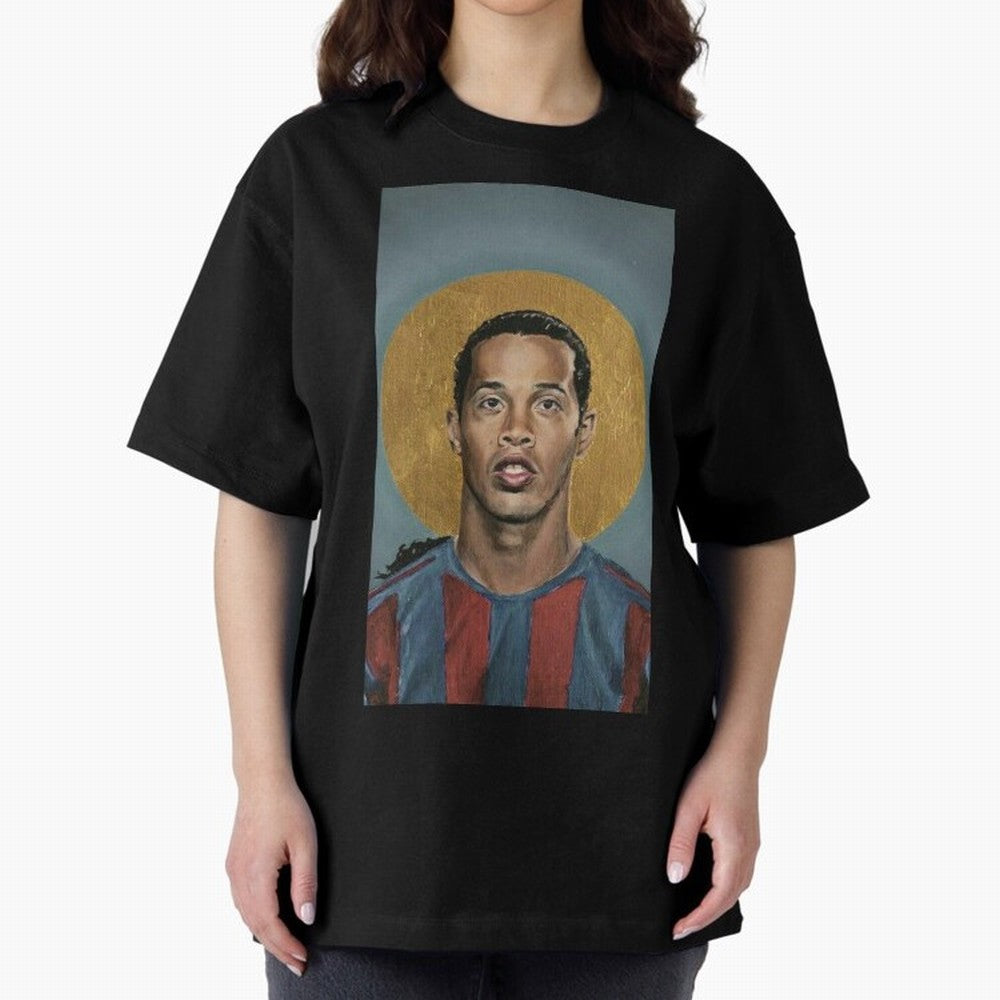 ronaldinho Oversized T-Shirt Create Match Day Hype around FIFA World Cup 2026 Group Stage, Messi, Germany, Goal Celebration Energy, Supporter Heritage, Football Icons and Worldwide Tournament Joy; Built for Supporters Chasing Trophy Dreams, Final