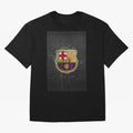 barcelona Oversized T-Shirt Represent the FIFA World Cup 2026 Journey through Messi and Cristiano Ronaldo Highlights, England, France and Netherlands Pride, Global Supporter Spirit, Legendary Goals, National Colors and Tournament Celebration; Ideal