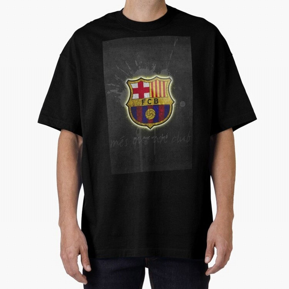 barcelona Oversized T-Shirt Represent the FIFA World Cup 2026 Journey through Messi and Cristiano Ronaldo Highlights, England, France and Netherlands Pride, Global Supporter Spirit, Legendary Goals, National Colors and Tournament Celebration; Ideal