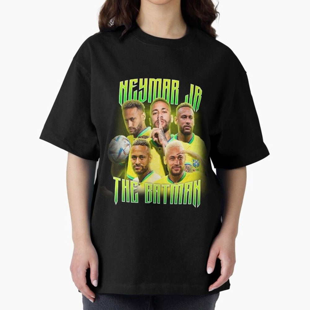 Neymar Jr Vintage Style Tee, Bootleg Tee, Bootleg T Shirt, Rap Tee Classic T-Shirt Create FIFA World Cup 2026 USA Canada Mexico Spirit, Featuring Brazil, Portugal and Argentina, Messi, CR7 and Mbappe, Stadium Chants, National Pride, Trophy Dreams
