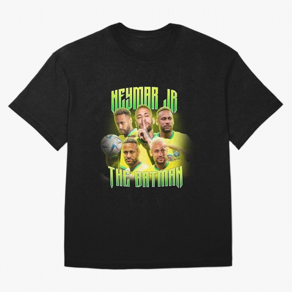 Neymar Jr Vintage Style Tee, Bootleg Tee, Bootleg T Shirt, Rap Tee Classic T-Shirt Create FIFA World Cup 2026 USA Canada Mexico Spirit, Featuring Brazil, Portugal and Argentina, Messi, CR7 and Mbappe, Stadium Chants, National Pride, Trophy Dreams