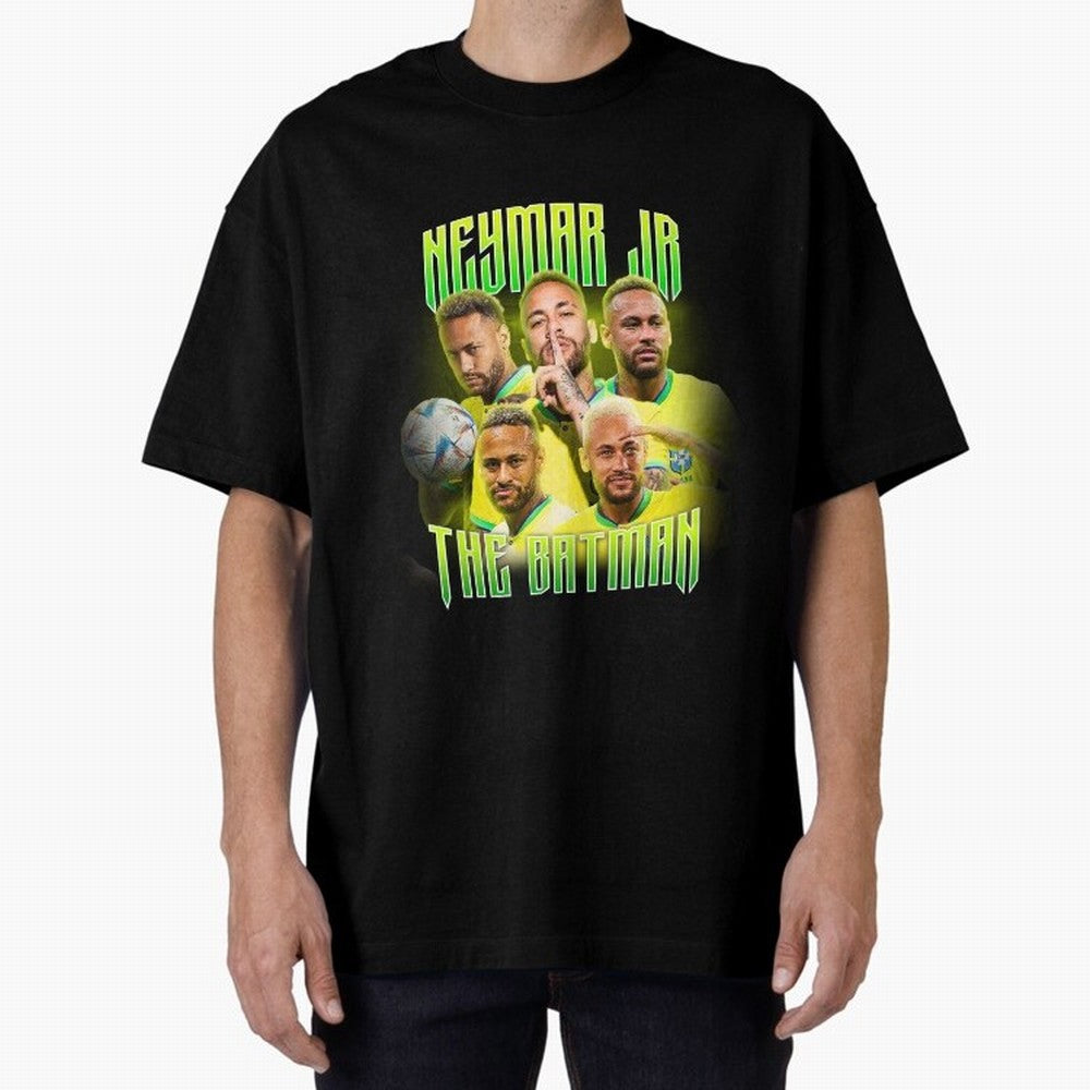 Neymar Jr Vintage Style Tee, Bootleg Tee, Bootleg T Shirt, Rap Tee Classic T-Shirt Create FIFA World Cup 2026 USA Canada Mexico Spirit, Featuring Brazil, Portugal and Argentina, Messi, CR7 and Mbappe, Stadium Chants, National Pride, Trophy Dreams