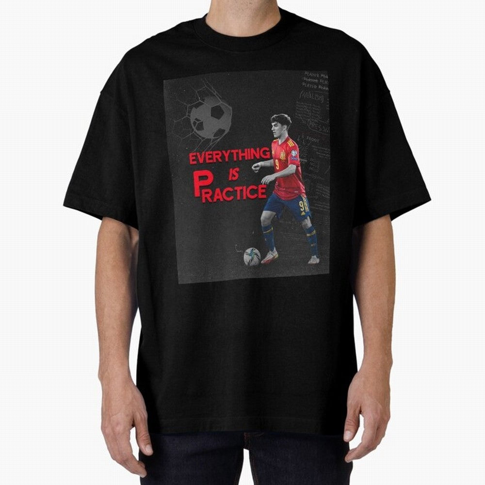 Pablo Gavi Oversized T-Shirt Turn Up for Match Day Hype around FIFA World Cup 2026, Messi, Neymar and Mbappe, France and Portugal, Football Passion, Legendary Performances, Festival Vibes and Supporter Community; Made for Collectors Who Enjoy
